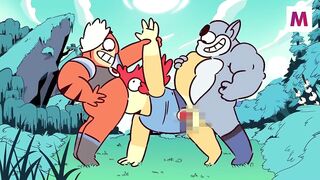 Cartoon monstrous big cocks destroyed raw anal compilation