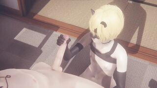 Cat Femboy Gets Destroyed in Raw Bareback Handjob & Creamy Load