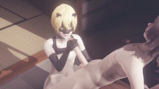 Cat Femboy Gets Destroyed in Raw Bareback Handjob & Creamy Load