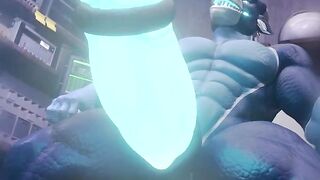 Druth Throb Edging Animation The ultimate gay furry muscle solo