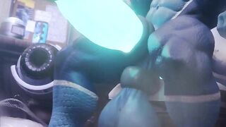 Druth Throb Edging Animation The ultimate gay furry muscle solo