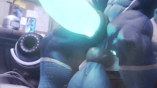 Druth Throb Edging Animation The ultimate gay furry muscle solo