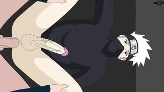 Minato brutally fucks Kakashi rough gay rough