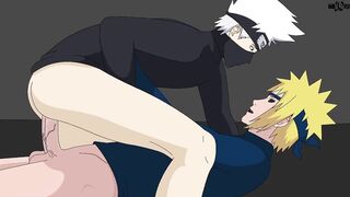 Minato brutally fucks Kakashi rough gay rough
