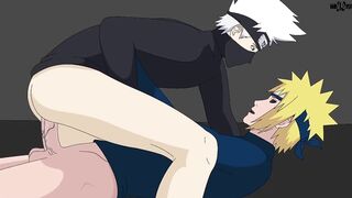 Minato brutally fucks Kakashi rough gay rough