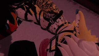Femboy treatment Femboy gets stuffed raw in VRChat furry animation