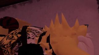 Femboy treatment Femboy gets stuffed raw in VRChat furry animation
