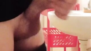 sperm flooded in one minute big dick pounded pussy raw creampie