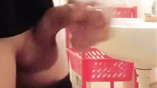 sperm flooded in one minute big dick pounded pussy raw creampie