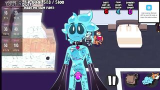 Slime gets wrecked by three horny demons in a haunted hotel