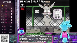 Slime & Bunny gangbanged in the big city rough gay furry cartoon