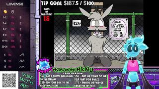 Slime & Bunny gangbanged in the big city rough gay furry cartoon