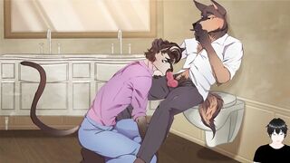 Anime YAOI hentai furry gay hardcore third sex gameplay destroyed by big dick dominant fuck