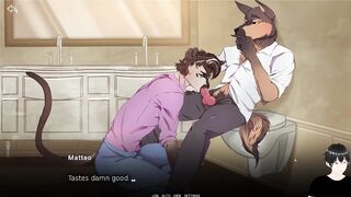 Anime YAOI hentai furry gay hardcore third sex gameplay destroyed by big dick dominant fuck