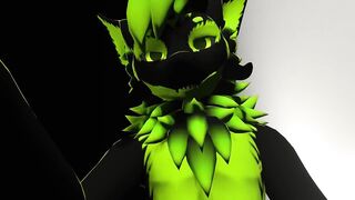 Furry blowjob POV where massive cum fills your mouth while you choke on it