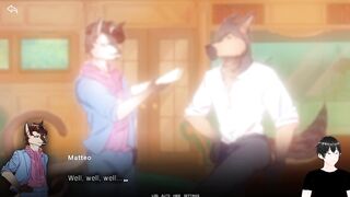 Matteo x Yury destroyed by rough Latino muscle in gay hardcore 2d furry hentai