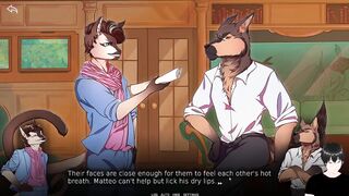 Matteo x Yury destroyed by rough Latino muscle in gay hardcore 2d furry hentai