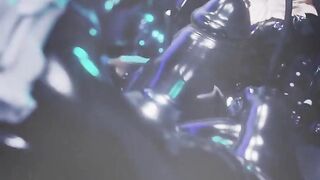 Growing latex musk gas mask dragon choked cum spewing nighdruth animations
