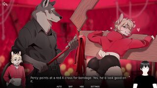 Haunted House Black x Percy First Sex Rough YAOI Hentai Gameplay