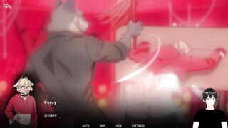 Haunted House Black x Percy First Sex Rough YAOI Hentai Gameplay