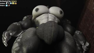 Dragon Pump Hyper Muscle Growth Gay Furry Animation Dick Choked