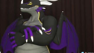 Dragon Pump Hyper Muscle Growth Gay Furry Animation Dick Choked