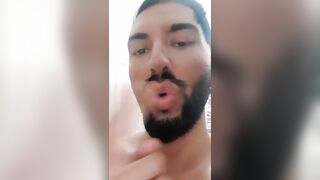 Thick lips hot boy ready for gangbang with stepmom and stepsister double penetration