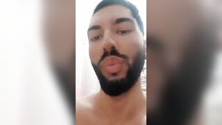 Thick lips hot boy ready for gangbang with stepmom and stepsister double penetration