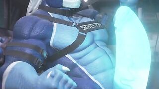 Service Top NighDruth Destroyed by Muscled Dragon Dick