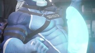 Service Top NighDruth Destroyed by Muscled Dragon Dick