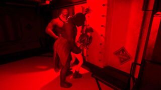 Guard gets prisoners to fuck him raw in prison gangbang