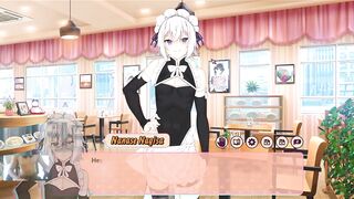 18 year old femboy maid gets destroyed by rough blonde