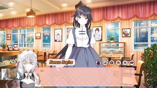 18 year old femboy maid gets destroyed by rough blonde
