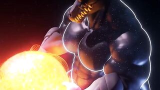 Growing to your limit big dick absorb furry animated gay solo