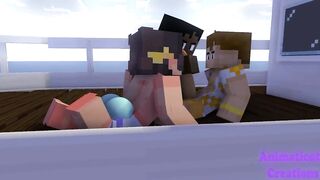 The Captain's Cock destroyed his tight ass after Jenny mod added cumshots