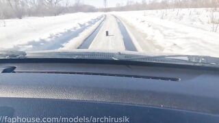 Used Slut on the Road Gets Pounded Hard Raw Bareback Cum Inside