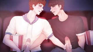 Gay Friends Mutually Shagging Their Hands Until Cum Drips
