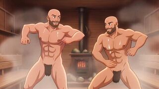 AI Gays Sweat And Choke On Huge Dicks