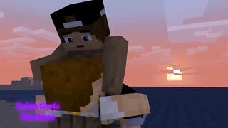 Minecraft Gay Sex Mod Fucks Latin Friend Big Cock Outside