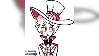 Alastor gagged and wrecked in Hazbin Hotel's raw cartoon sex