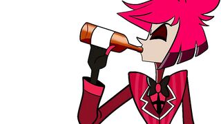 Alastor gagged and wrecked in Hazbin Hotel's raw cartoon sex