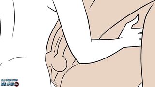 Alastor gagged and wrecked in Hazbin Hotel's raw cartoon sex