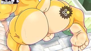 Bowser gets punished with a brutal gay spanking