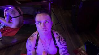 Throatfucked gagging and loving it deepthroat muscle solo facefuck
