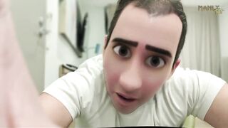 Step son worships step dad’s thick dick in raw webcam craving