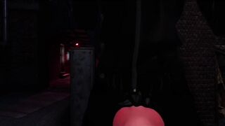 Furry femboy pounded in VRChat latex madness