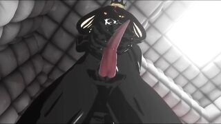 Furry femboy pounded in VRChat latex madness