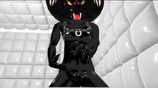 Furry femboy pounded in VRChat latex madness