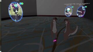 Two otters fuck silly in VR furry convention