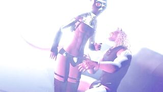 Gay Furry Yiffing destroys femboy sphinx in raw group porn